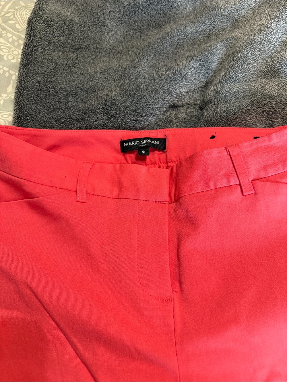 Mario Serrani Coral Pink Dress Pants